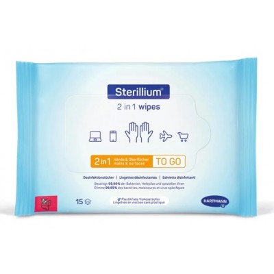 Toalhitas 2 em 1 Sterillium To Go