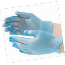 Luvas Vinil Azul sem pó Luvas Vinil Azul sem pó